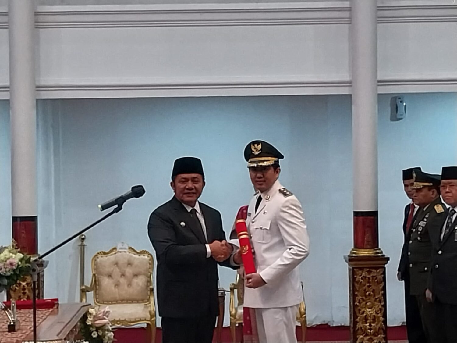 Resmi Dilantik Wakil Bupati Muara Enim, Ahmad Usmarwi Kaffah Jabat Plt.Bupati Muara Enim