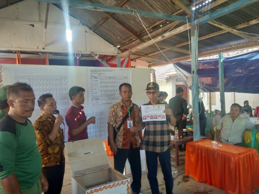 Pemilihan BPD Beringin Jaya Berlangsung Dengan Damai Di Pilih Langsung Oleh Masyarakat