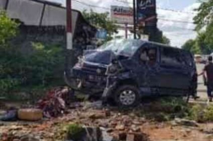 H+1 Lebaran, Terjadi Tabrakan Beruntun Di Jalan Ahmad Yani Lubuklinggau
