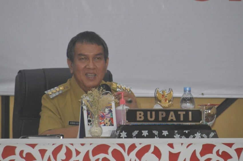 Perdana, Pjs Bupati Musi Rawas Pimpin Rapat Staf
