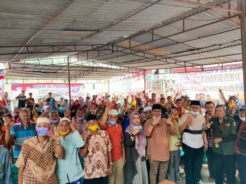 Desa Tanjung Agung- Rantau Telang Nyatakan Sikap ,Siap Menangkan AKBAR Dipilkada 9 Desember 2020