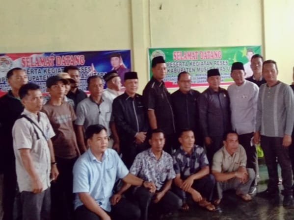 Empat anggota DPRD Muratara Dapil III, reses di Rawas ulu