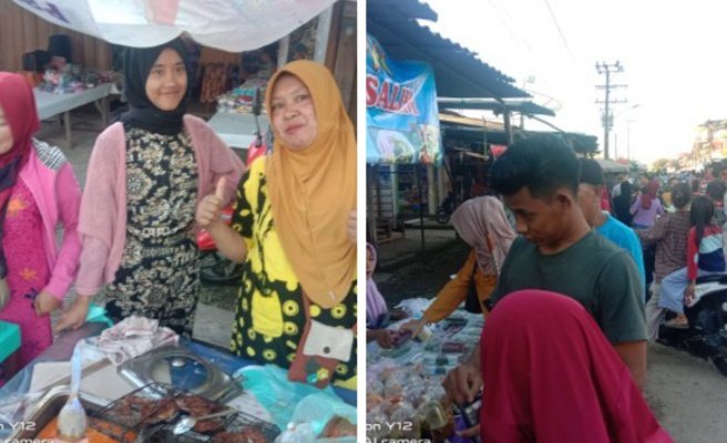 Berkah Ramadhan, Pasar Bedug Lawang Agung Muratara Ramai Pembeli