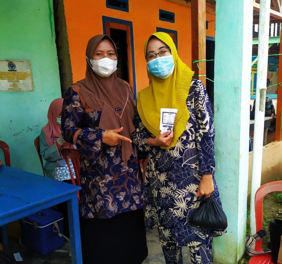 Kepala Desa Padang Bindu Ajak Warga Sukseskan Vaksinasi Covid-19