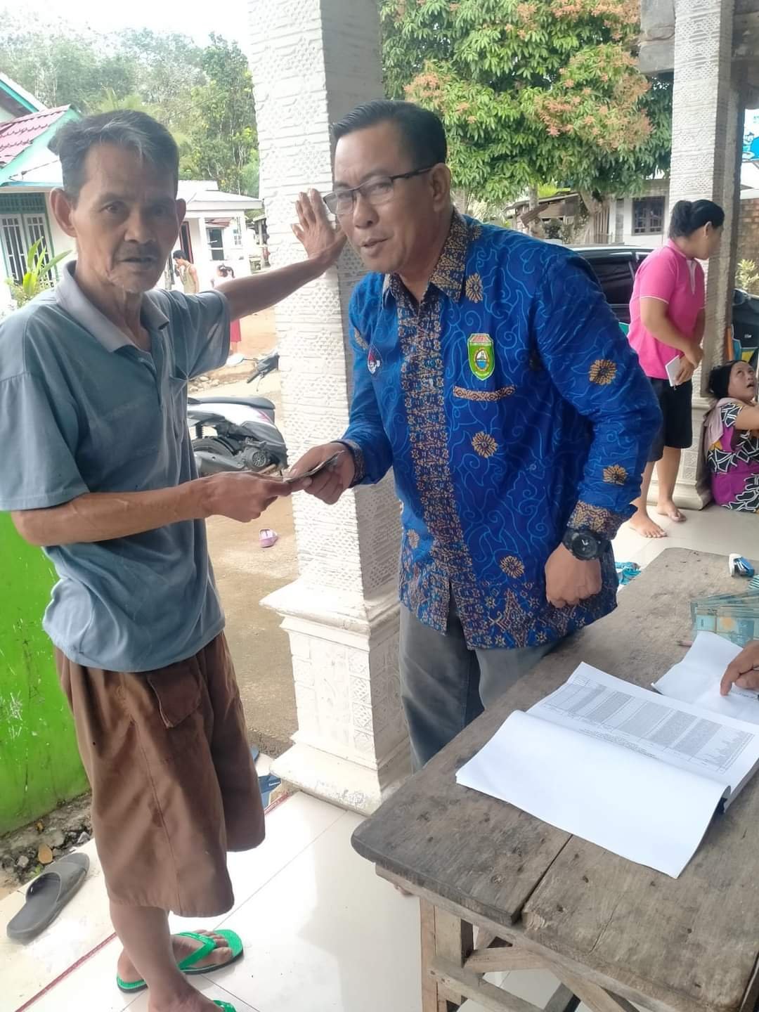 Penyerahan Bantuan Langsung Tunai, DD Tahun 2022 Desa Lubuk Kumbung